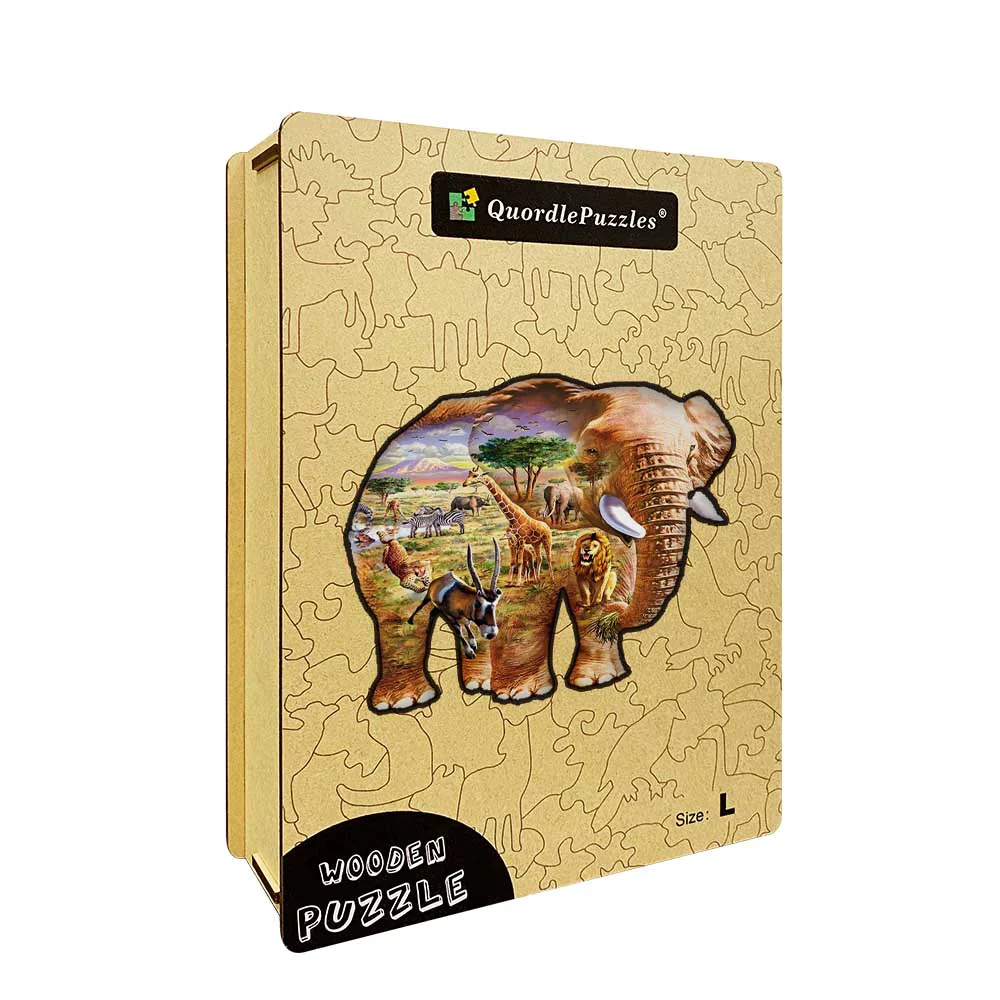 Chesterman elefant träpussel - Image 4