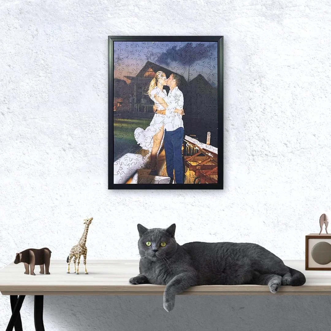 🎁Den bästa presenten till mamma-Personligt träpussel med eget foto - Image 7