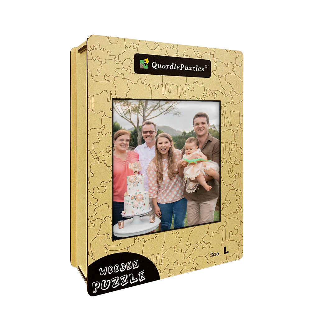 🎁Den bästa presenten till mamma-Personligt träpussel med eget foto - Image 9